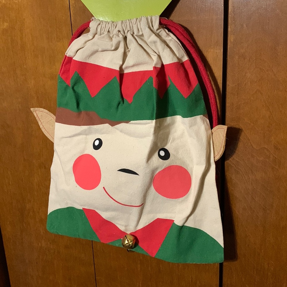 JINGLES & JOY- ELF GIFT SACK- Burlap
